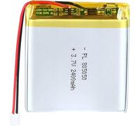 3.7V 2400mAh 805050 Lipo Battery Rechargeable Lithium Polymer Ion Battery Pack With JST Connector