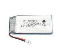 3.7V 25C 2000mAh Universal Model Aircraft Battery Model 903465 - Compatible With Quadcopter RC Drone Helicopter Spare Parts(2000MAH-Air-to-air connector)