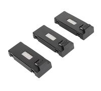 3.7V 2600mAh Lipo Battery, 3PCS RC Drone Battery for E88 Brushless S13 S1 APP8GPS RC UAV, Drone Rechargeable Battery with Plastic Case, Easy to Carry