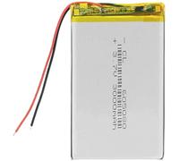 3.7V 3000Mah 605080 Lipo Lithium Battery Rechargeable for Interphone Led Lamp Radio Cell Built in Smart Module-2 PCS