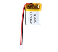 3.7V 350mAh Battery 802025 Lithium Polymer Ion Rechargeable Li-ion Li-Po Battery with 2P PH 2.0mm Pitch Connector