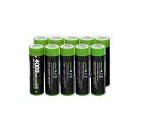 3.7V 4000mAh VC-2140 For Flashlight And Headlamp Flat End Li-ion Battery Replacement(10Pcs)