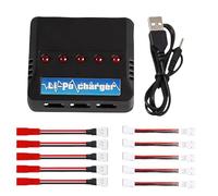 3.7v 5 in 1 Li-po Battery Charger with MX2.0 PH2.0 JST Plug