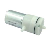 3.7V 6V 12V Small 370 Motor Diaphragm Air Vacuum Pump Negative Pressure Suction Pump DIY Breast Inflator Aquarium(DC 12V)
