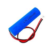3.7V 7.4V 11.1V 14.8V Rechargeable Batteries Lithium ion Battery with XH2.54/2P Connector for Flashlight, Camera, Small Fan,Outdoor Garden Lights(3.7V2200mAh)