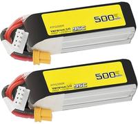 3.7V/7.4V/11.1V 95C 500mAh 1S/2S/3S Lipo Battery with XT30/PH2.0 Connector for Airplane Helicopter Quadcopter Drone Racing FPV