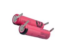 3.7V 740mAh Battery Compatible for Braun Oral B Pro 2 Type 3766 S5 S6 S7 iO4 iO5 iO6 iO7 iO9 iO8 iO10 Toothbrush Shavers with Soldering feet Flat Head(with Soldering feet 2pcs)