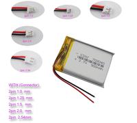 3.7V 900mAh 3.33Wh Li-Polymer Replacement Li Lipo Battery 703040 JST 2Pin 1.0/1.25/1.5/2.0/2.54mm Connector For GPS Camera LED 703040 with 2pin2.0