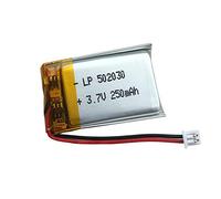 3.7V Li-ion 502030 Battery 250mAh w/JST Ph1.25 Plug fit for VXi BlueParrott B250-XT Wireless Bluetooth Headset Nextbase Dashcam Battery Replacement - (1 PACK)