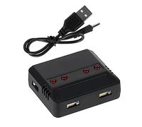 3.7V Li-po Battery 1 To 4 USB Balance Charger Convert Cables For HS330 X5S X5SC S5C X708 SS40 H42 SS40 Quadcopter Quadcopter Charger
