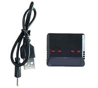 3.7V Liion Battery 1 to 4 USB Charger for Quadcopter Helicopter