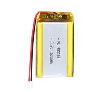 3.7V Lipo battery, 3.7V 1600mAh 953248 Lithium Polymer Ion with 2P-PH connection with 2.0 mm pitch