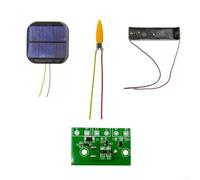 3.7V Solar Flame Light Control Board Kit, 1-Pack PCB Assembly for Candle Lamp, Flame Simulation, Solar-Powered Flickering Effect, Industrial Automation Use