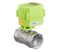 3/8" 1/2" 1" 1-1/4" Stainless Steel Motorized Ball Valve AC220v DC9v-24v Signal Feedback Motor Control with Visualization Window(1/4",DC9V-24V_XY-03K)