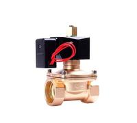 3/8" 1/2" 3/4" 1" 1-1/4" 2" Normally Open Brass 24 Hours Non-hot Solenoid Valve 24V 12V 110V 220V for 24 Hours Working(3/4")