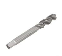 3/8-16 For BSW Spiral Flute Machine Thread Tap | For HSS Uncoated Right HTapping Tool for Aluminum Stainless Steel For Mold Steel | 3 Flutes Upward Chip Removal