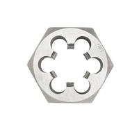 3/8"-18 NPT Round Die, Machine Thread Right Hand Threading Die, Carbon Steel Manual Pipe Threading Kit, Screw Thread Cutting Die, Hexagon Pipe Die