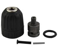 3/8-24UNF Keyless Chuck 0.8-10mm for Impact Drill - Quick Change Adapter with High Clamping Force 1 Set