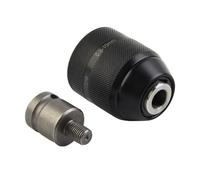 3/8-24UNF Thread 0.8mm-10mm Keyless Drill Chuck Electric Impact Drill Collet Fixture Tools Quick Change Converter