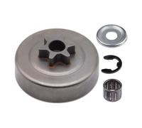 3/8" 6-Teeth Clutch Drum Sprocket Kit, Sprocket Washer, Needle Bearing Compatible with STIHL Chainsaw 017 018 021 023 MS170