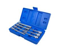 3 8" 7 Piece Drive Extra Long Torx Bit Socket Set - Sockets 38in Square - torx bit extra long 7 drive sockets piece set 38in square bluespot tools