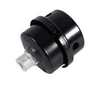 3/8" Air Compressor Intake Filter Muffler Silencer Metal Noise Filter Air Strainer Silencer Noise Muffler for Air Compressor 16MM Black