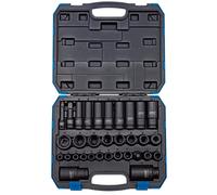 3/8" and 1/2" Sq. Dr. Impact Socket Set (32 Piece)