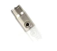 3/8" Brass Slip Connector, High Pressure Interface Slip Lock Quick Connector Misting Nozzle Tees Straight Joint with Seat for Cooling System Single Hole Plug 10pcs