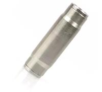 3/8" Brass Slip Connector, High Pressure Interface Slip Lock Quick Connector Misting Nozzle Tees Straight Joint with Seat for Cooling System No Holes and Direct 10pcs