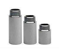 3/8" BSP (DN10mm) Pipe Thread Extension Female x Male Chrome Brass - 15mm Long
