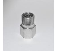 3/8" BSP Female Male Thread 304 Stainless Steel One Way Non Return Check Valve High Temperature Resistant(Female to Male)