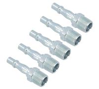3/8” BSP Male Quick Release Air Line Hose Fittings Connectors for Compressor 5pk