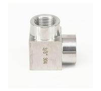3/8" BSPP Female Angle Elbow 90 Deg 304 Stainless Steel Pipe Fitting Operating Pressure 250 Bar