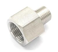 3/8" BSPP Female to 1/4" BSPT Male Threaded 304 Stainless Steel Pipe Fitting Connector Adapter 250bar
