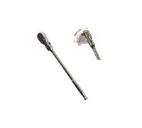3/8" Dr Straight Tail Flexi Head Ratchet 72t, For Sockets