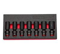 3/8" Drive Deep Swivel Impact Socket Set 7 PCE 16-22mm KI-R38-SD2