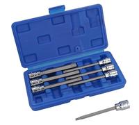 3/8" Drive Extra Long Male Tamper Torx Star Bits Security T25 - T60 8pc Set