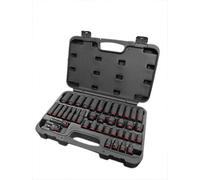 3/8" Drive Impact Socket Set 6-24mm Shallow and Deep + UJ + Ext in Case KI-K38-1