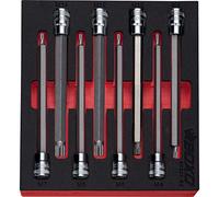 3/8" Drive Long Spline Bit Socket Set 8 Pcs BOXO BX322-R2