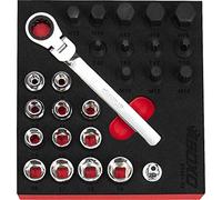 3/8" Drive Low Profile Go-Thru Socket Set 26 Pcs BX491-R2