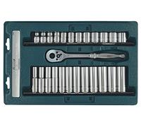 3/8" Drive Metric Sockets 8-19 Standard+Deep Signet S12888 25pc in Plastic Tray