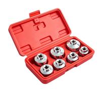 3/8 Drive Oil Filter Wrench Set, Universal Non Slip Tool