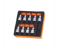 3/8" Drive Screwdriver Bit Socket Set 9 Pcs Franklin Tools XFSD9