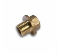 3/8" Flanged Blanking Plug BSP Blanking Cap Brass Male Thread x 1