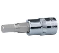 '3/8 "" HEX BIT Socket 1/4 "Highly Polished on Hanger