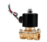 3/8 inch 2 Way Normally Closed Solenoid Valve 220V 12V 24V Air Diesel Oil Brass Solenoid Valve(DC24V)