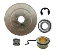 3 8 Inch 6T Pinion Clutch Drum Kit with Needle Cage Bearing Clip Worm Gear Compatible with MS171 MS181 MS211 Chainsaw