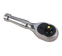 3/8 inch Drive Mini Ratchet Wrench with 72 Tooth Gear for Car Repair, Maintenance, and DIY Use (Black)