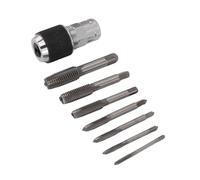 3/8 Inch Drive Tap Socket High Speed Steel Adjustable Tap Chuck Holder for Easy Tapping Suitable for M19 Wrenches - Durable Steel Construction for Professional Use