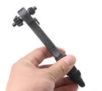 3/8 Inch Dual Purpose Chuck Key Featuring Ratchet and 12.5mm Reversible Socket Wrench for Standard Drill Chuck Support